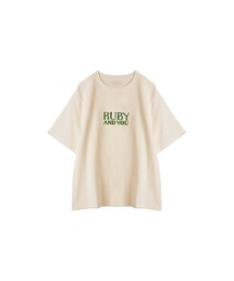 RUBYロゴエンブロイダリーTシャツ