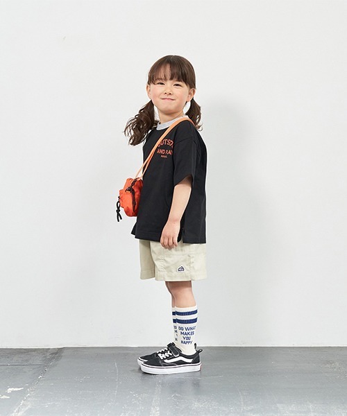 minimal（ミニマル）の「T/Rリラックス5分丈パンツ（その他パンツ・キッズ・ブラック/ライトベージュ/ブルー・100cm/140cm/130cm/110cm/120cm）」の6枚目の写真