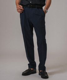 EDIFICE | ”吸水速乾機能”ドライサッカー 1プリーツ ウエストマジック スラックス(スラックス)