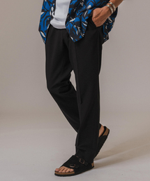 EDIFICE | ”吸水速乾機能”ドライサッカー 1プリーツ ウエストマジック スラックス(スラックス)