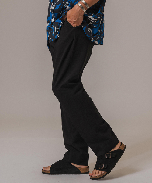 EDIFICE（エディフィス）の「”吸水速乾機能”ドライサッカー 1プリーツ ウエストマジック スラックス（スラックス・メンズ・ネイビー/ベージュ系その他/ブラック/チャコールグレー・LARGE/MEDIUM/SMALL/X-LARGE）」の17枚目の写真