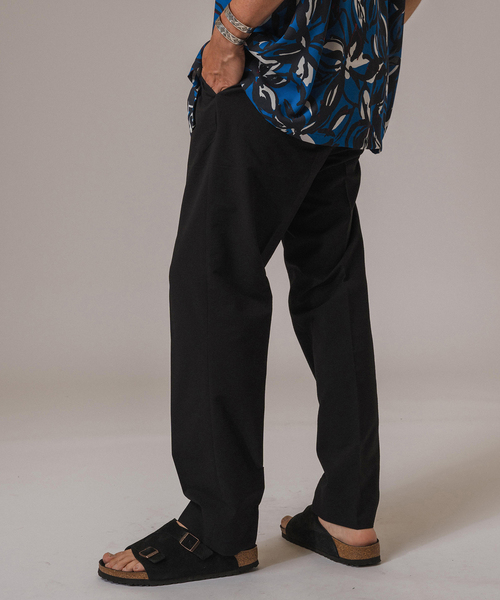 EDIFICE（エディフィス）の「”吸水速乾機能”ドライサッカー 1プリーツ ウエストマジック スラックス（スラックス・メンズ・ネイビー/ベージュ系その他/ブラック/チャコールグレー・LARGE/MEDIUM/SMALL/X-LARGE）」の18枚目の写真