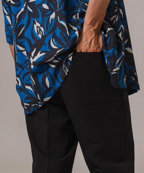 EDIFICE（エディフィス）の「”吸水速乾機能”ドライサッカー 1プリーツ ウエストマジック スラックス（スラックス・メンズ・ネイビー/ベージュ系その他/ブラック/チャコールグレー・LARGE/MEDIUM/SMALL/X-LARGE）」の22枚目の写真