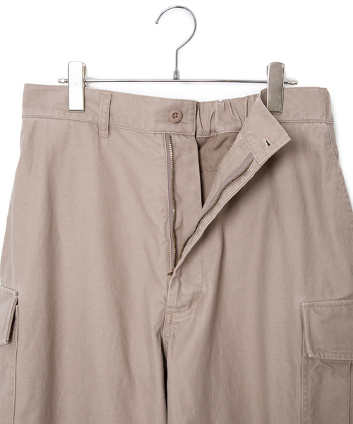 LE CERCLE par rope'（ルセルクルパーロペ）の「【mens】バイオウォッシュカーゴパンツ（カーゴパンツ・メンズ・ブラック/キナリ/ベージュ系その他・L/M）」の9枚目の写真