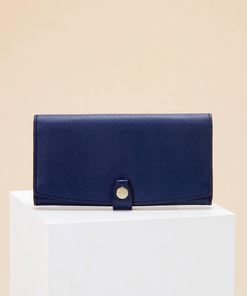 TOPKAPI（トプカピ）の「【TOPKAPI/トプカピ】COLORATO コロラート 角シボ型押し レディース 長財布（財布・レディース・ライトブラウン/グレイッシュブルー/レモンイエロー/ミント/ネイビー/ピンク/グレイッシュベージュ/ライトピンク/オレンジ/キャメル/ブルーグレー/ブラック/グレー/ブラウン/ライトカーキ・FREE）」の9枚目の写真