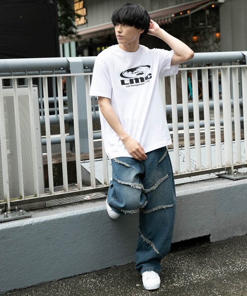 LMCの「【UNISEX】LMC／OVAL GLOBE T 2114061（Tシャツ/カットソー・メンズ・ホワイト/ブラック/カモフラージュ・SMALL/MEDIUM/LARGE）」の4枚目の写真