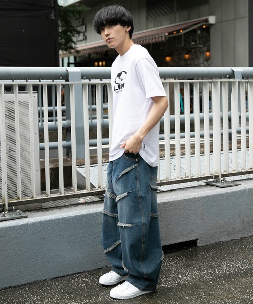 LMCの「【UNISEX】LMC／OVAL GLOBE T 2114061（Tシャツ/カットソー・メンズ・ホワイト/ブラック/カモフラージュ・SMALL/MEDIUM/LARGE）」の5枚目の写真