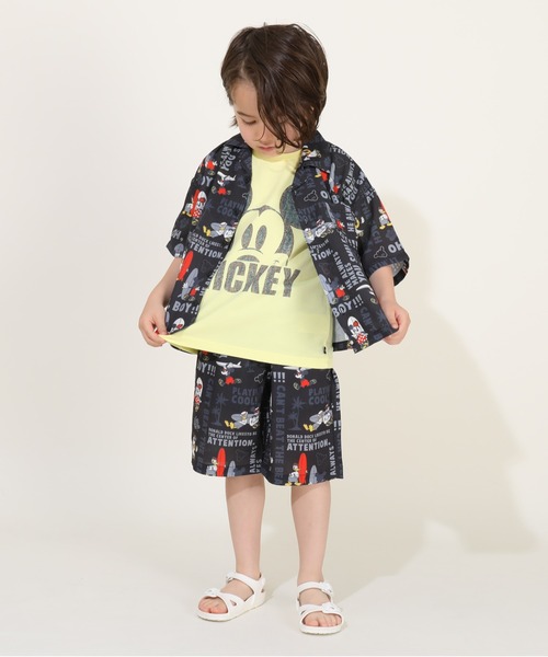 ディズニー　Tシャツ　親子コーデ　BABYDOLL 6点セット Disney ディズニー 親子ペア Tシャツ 子供服 刺繍 親子お揃い