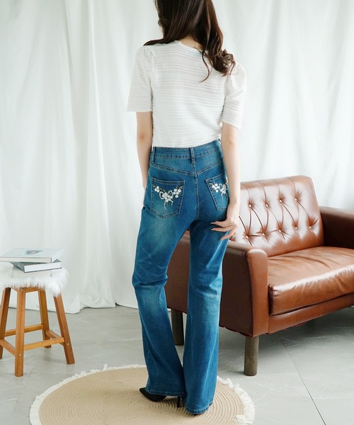 Jasmine Grandiflorum（ジャスミングランディフローラム）の「【Jasmine】チュール切り替えトップス (SS)（Tシャツ/カットソー・レディース・ブラック/ホワイト・FREE）」の13枚目の写真