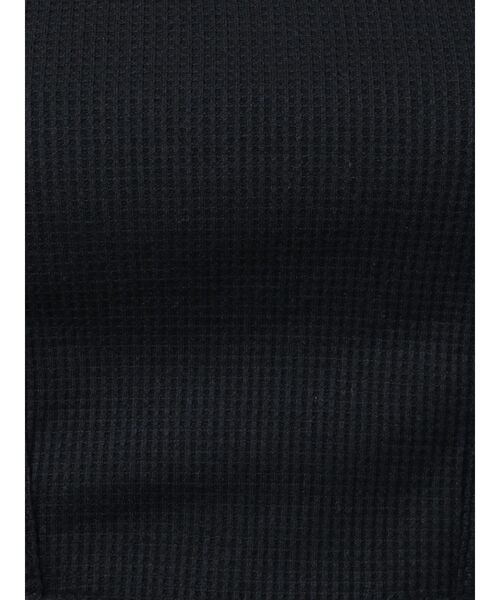 GYDA（ジェイダ）の「front roundワッフルビスチェ（キャミソール・レディース・ブラック/ライトグレー/ライム・FREE）」の17枚目の写真