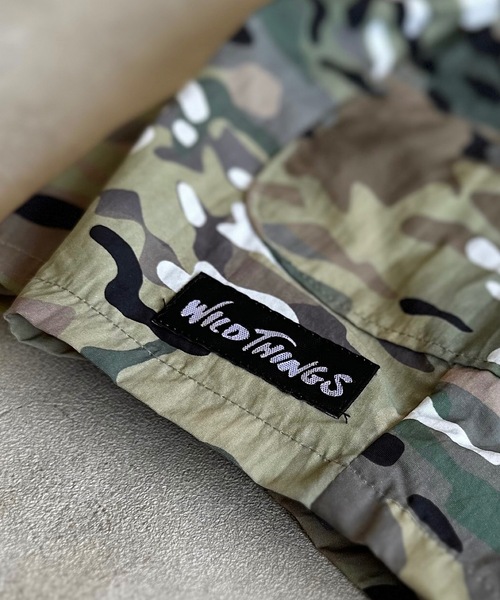 WILD THINGS（ワイルドシングス）の「【WILD THINGS】別注ショートパンツ（80～150cm）（その他パンツ・キッズ・ベージュ/グリーン・80/90/95/100/110/120/130/140/150）」の4枚目の写真