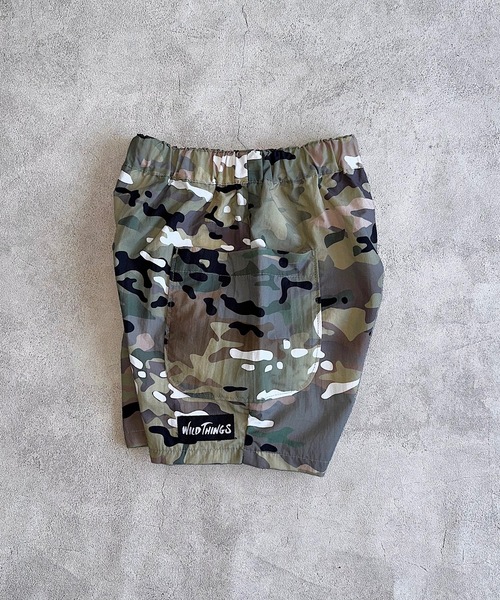 WILD THINGS（ワイルドシングス）の「【WILD THINGS】別注ショートパンツ（80～150cm）（その他パンツ・キッズ・ベージュ/グリーン・80/90/95/100/110/120/130/140/150）」の5枚目の写真