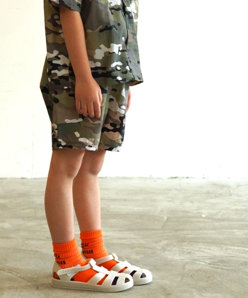 WILD THINGS（ワイルドシングス）の「【WILD THINGS】別注ショートパンツ（80～150cm）（その他パンツ・キッズ・ベージュ/グリーン・80/90/95/100/110/120/130/140/150）」の13枚目の写真