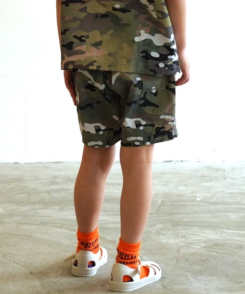 WILD THINGS（ワイルドシングス）の「【WILD THINGS】別注ショートパンツ（80～150cm）（その他パンツ・キッズ・ベージュ/グリーン・80/90/95/100/110/120/130/140/150）」の12枚目の写真