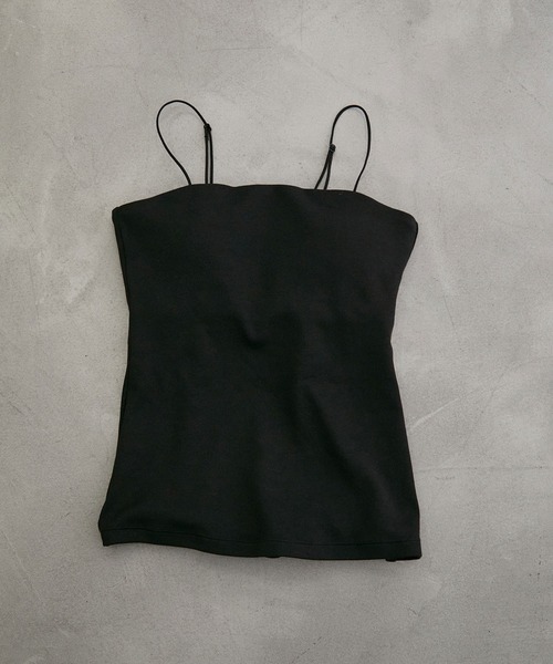ADAM ET ROPE'（アダムエロペ）の「【追加】ベアキャミソール（キャミソール・レディース・ブラック/ホワイト・FREE）」の5枚目の写真