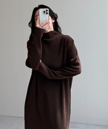 【セルフカット可能】daily daily super stretch pleats one piece / デイリーデイリースーパーストレッチプリーツワンピース[長袖]