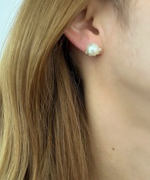 ジュエルラインパールピアス
