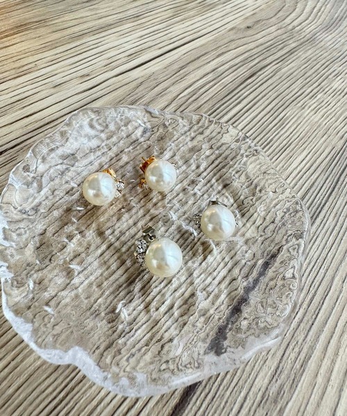 LIPSERVICE（リップサービス）の「ジュエルラインパールピアス（ピアス（両耳用）・レディース・シルバー/ゴールド・FREE）」の3枚目の写真
