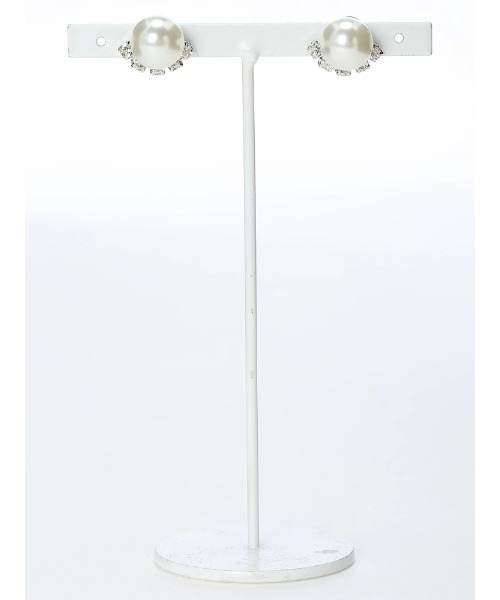 LIPSERVICE（リップサービス）の「ジュエルラインパールピアス（ピアス（両耳用）・レディース・シルバー/ゴールド・FREE）」の6枚目の写真