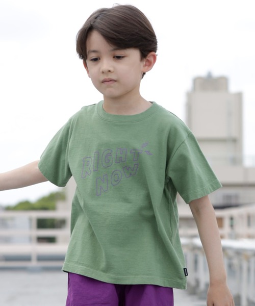 ARCH & LINE（アーチアンドライン）の「《 環境配慮素材・日本製 ・チャリティー 》USA COTTON  製品染めTシャツ（Tシャツ/カットソー・キッズ・ホワイト系その他3/パープル系その他/ホワイト系その他/グリーン系その他/ホワイト系その他2/ブラック系その他3/ブラック系その他2/ブラック系その他・X-LARGE/LARGE/MEDIUM/SMALL）」の7枚目の写真