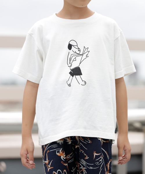 ARCH & LINE（アーチアンドライン）の「《 環境配慮素材・日本製 ・チャリティー 》USA COTTON  製品染めTシャツ（Tシャツ/カットソー・キッズ・ホワイト系その他3/パープル系その他/ホワイト系その他/グリーン系その他/ホワイト系その他2/ブラック系その他3/ブラック系その他2/ブラック系その他・X-LARGE/LARGE/MEDIUM/SMALL）」の3枚目の写真