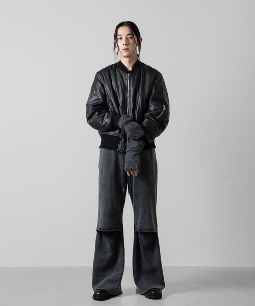 VEIN （ヴェイン）の「シャギーニット グローブ / SHAGGY KNIT GLOVE（手袋・メンズ・ブラック/オフホワイト/グレー/ピンク・ONE SIZE）」の6枚目の写真