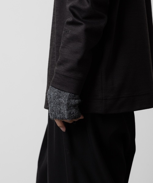 VEIN （ヴェイン）の「シャギーニット グローブ / SHAGGY KNIT GLOVE（手袋・メンズ・ブラック/オフホワイト/グレー/ピンク・ONE SIZE）」の21枚目の写真