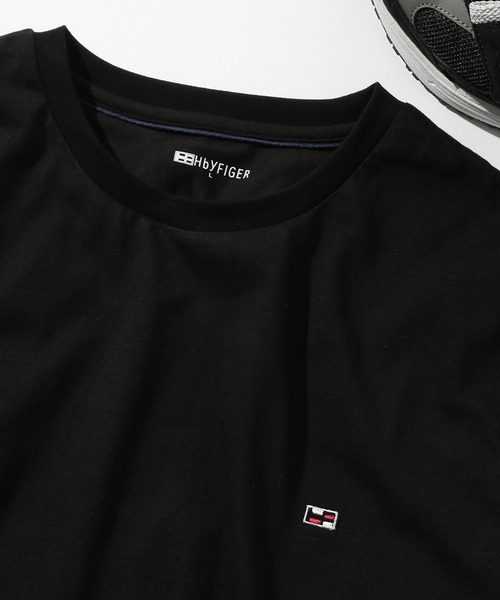 SETUP7(セットアップセブン)の「【H by Figer】フラッグミニロゴ半袖Tシャツ(Tシャツ/カットソー・レディース・ホワイト/ネイビー/ブラック/グレー・S/M/L/XL)」の2枚目の写真