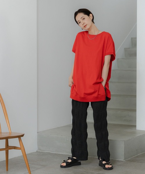 LEPSIM（レプシィム）の「ラメシャーリングパンツ　122063（その他パンツ・レディース・グレー/ブルー/ブラック・FREE）」の7枚目の写真