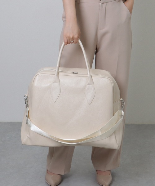 Lace Ladies(レースレディース)の「2WAY 大容量 ボストン ショルダーバッグ(ボストンバッグ・レディース・ブラック/アイボリー・FREE)」の9枚目の写真