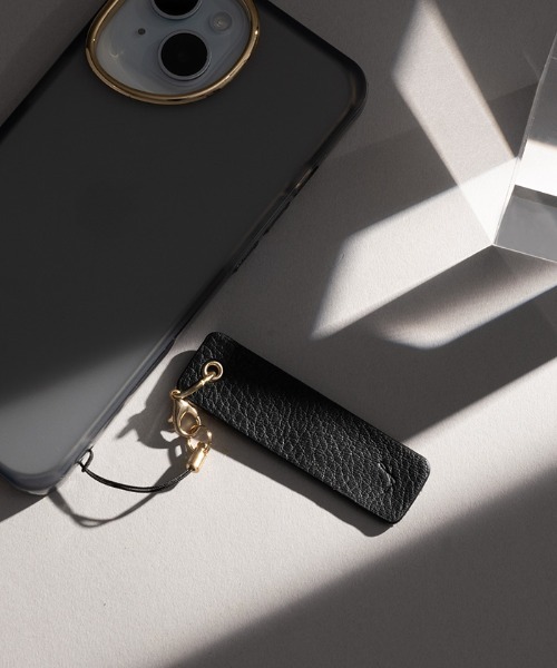 salisty（サリスティ）の「salisty noble レザークリーナーストラップ（スマホグッズ・レディース・キャメル/クリーム/MD.Gray/ブラック・FREE）」の2枚目の写真