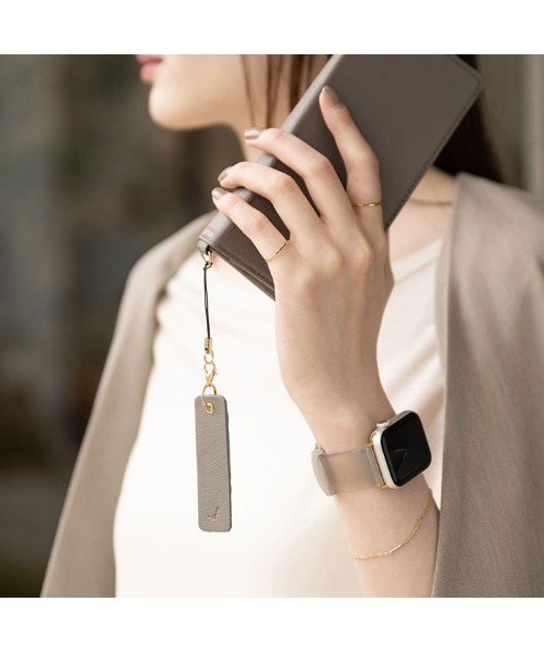 salisty（サリスティ）の「salisty noble レザークリーナーストラップ（スマホグッズ・レディース・キャメル/クリーム/MD.Gray/ブラック・FREE）」の11枚目の写真