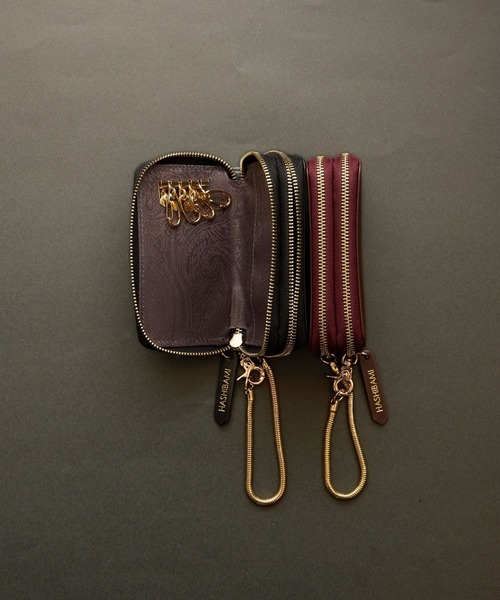 HASHIBAMI（ハシバミ）の「【HASHIBAMI】Wファスナー キーケース