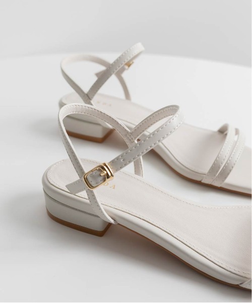 【セール】グリッターピース ナローストラップサンダル(サンダル)|RANDA(ランダ) 【セール】グリッターピース ナローストラップサンダル(サンダル)|RANDA(ランダ)