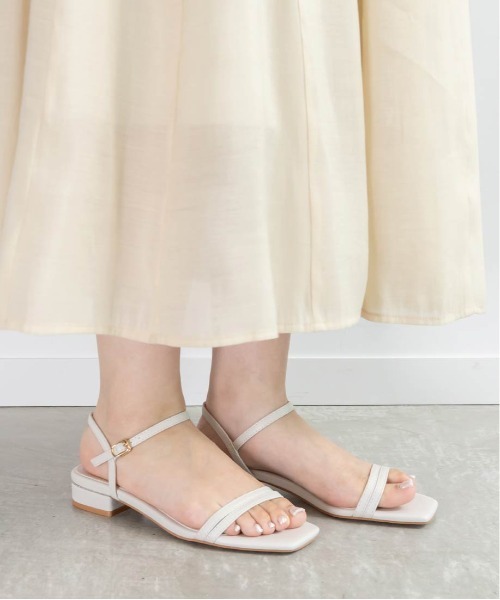 【セール】グリッターピース ナローストラップサンダル(サンダル)|RANDA(ランダ) 【セール】グリッターピース ナローストラップサンダル(サンダル)|RANDA(ランダ)