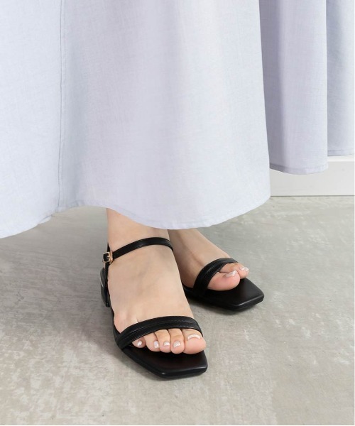 【セール】グリッターピース ナローストラップサンダル(サンダル)|RANDA(ランダ) 【セール】グリッターピース ナローストラップサンダル(サンダル)|RANDA(ランダ)