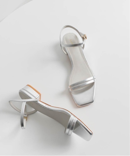 【セール】グリッターピース ナローストラップサンダル(サンダル)|RANDA(ランダ) 【セール】グリッターピース ナローストラップサンダル(サンダル)|RANDA(ランダ)