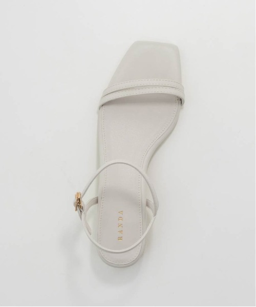 【セール】グリッターピース ナローストラップサンダル(サンダル)|RANDA(ランダ) 【セール】グリッターピース ナローストラップサンダル(サンダル)|RANDA(ランダ)
