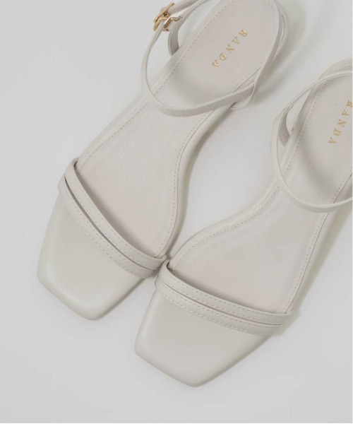 【セール】グリッターピース ナローストラップサンダル(サンダル)|RANDA(ランダ) 【セール】グリッターピース ナローストラップサンダル(サンダル)|RANDA(ランダ)