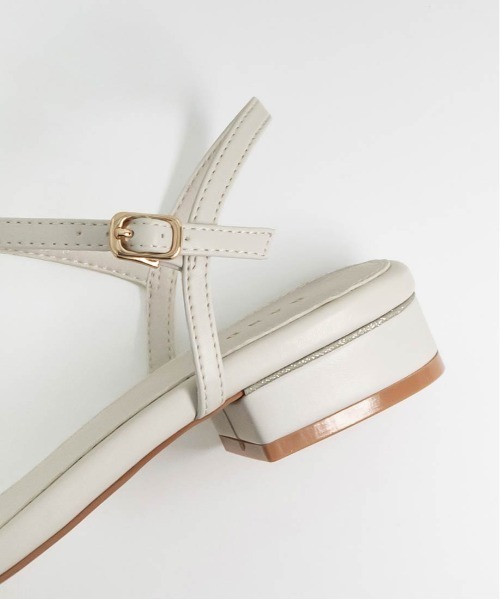 【セール】グリッターピース ナローストラップサンダル(サンダル)|RANDA(ランダ) 【セール】グリッターピース ナローストラップサンダル(サンダル)|RANDA(ランダ)