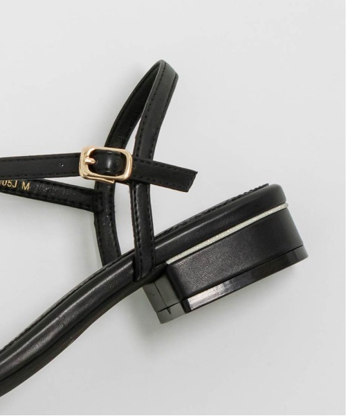 【セール】グリッターピース ナローストラップサンダル(サンダル)|RANDA(ランダ) 【セール】グリッターピース ナローストラップサンダル(サンダル)|RANDA(ランダ)