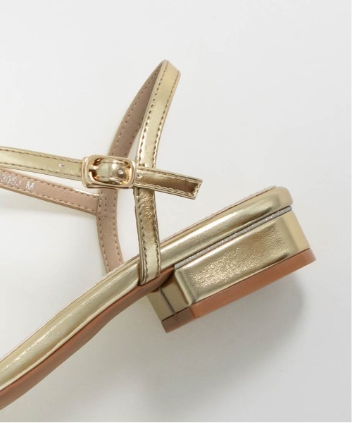 【セール】グリッターピース ナローストラップサンダル(サンダル)|RANDA(ランダ) 【セール】グリッターピース ナローストラップサンダル(サンダル)|RANDA(ランダ)