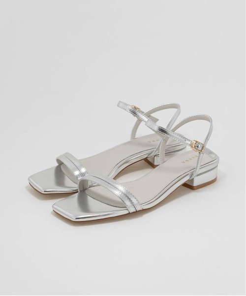 【セール】グリッターピース ナローストラップサンダル(サンダル)|RANDA(ランダ) 【セール】グリッターピース ナローストラップサンダル(サンダル)|RANDA(ランダ)