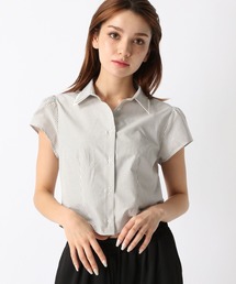 【2024SS】ストライプクロップドシャツ