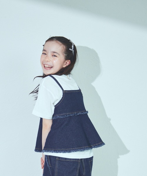 ronherman☆キッズ☆シャンブレー☆デニム☆セットアップ☆120 子供服は「ロンハーマン キッズ」をプッシュ！リピーター満足度