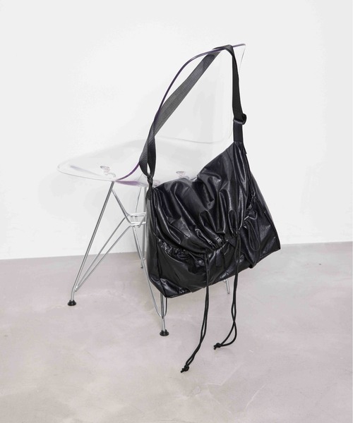 JUNRED(ジュンレッド)の「ドローコードショルダーバック(ショルダーバッグ・メンズ・ブラック・FREE)」の3枚目の写真