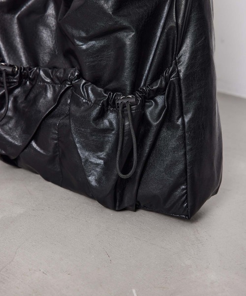 JUNRED(ジュンレッド)の「ドローコードショルダーバック(ショルダーバッグ・メンズ・ブラック・FREE)」の9枚目の写真