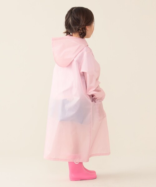 BEAMS mini(ビームスミニ)の「スマイル レインコート 2024FW(95~130cm)(その他アウター・キッズ・サックスブルー/ピンク・M(115-130)/S(95-110))」の7枚目の写真