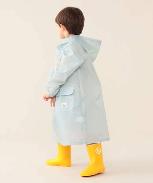 BEAMS mini(ビームスミニ)の「スマイル レインコート 2024FW(95~130cm)(その他アウター・キッズ・サックスブルー/ピンク・M(115-130)/S(95-110))」の10枚目の写真