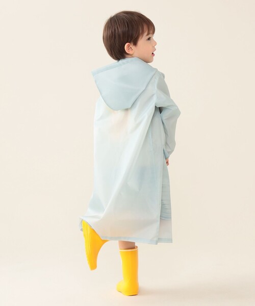 BEAMS mini(ビームスミニ)の「スマイル レインコート 2024FW(95~130cm)(その他アウター・キッズ・サックスブルー/ピンク・M(115-130)/S(95-110))」の11枚目の写真